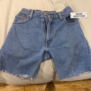 Denim shorts long